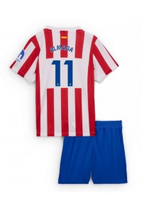 Atletico Madrid Thiago Almada #11 Jalkapallovaatteet Lasten Kotipeliasu 2025-26 Lyhythihainen (+ Lyhyet housut)